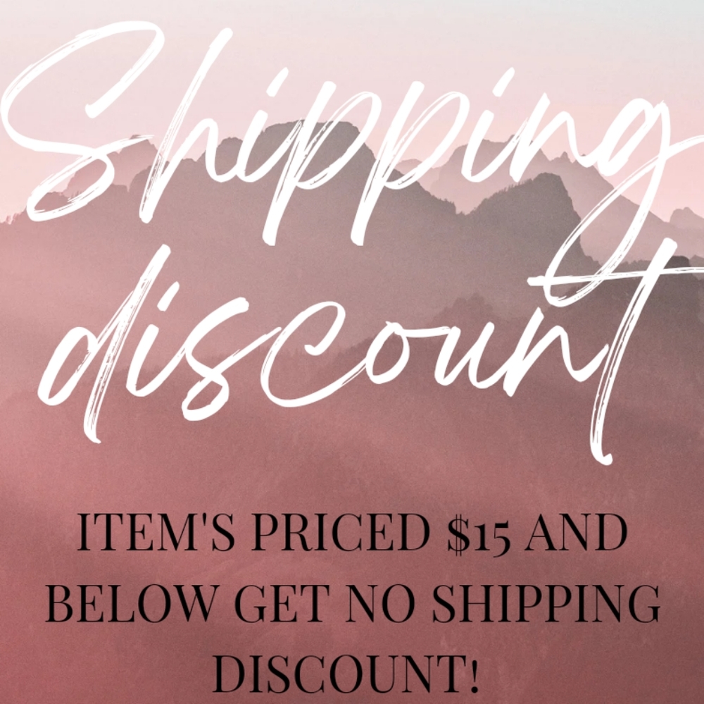 PLEASE READ DESCRIPTION! Shipping discount update
